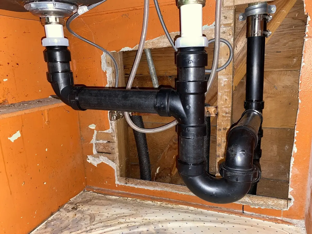 Professional Repiping Services equipment and tools on the job in Marinette
